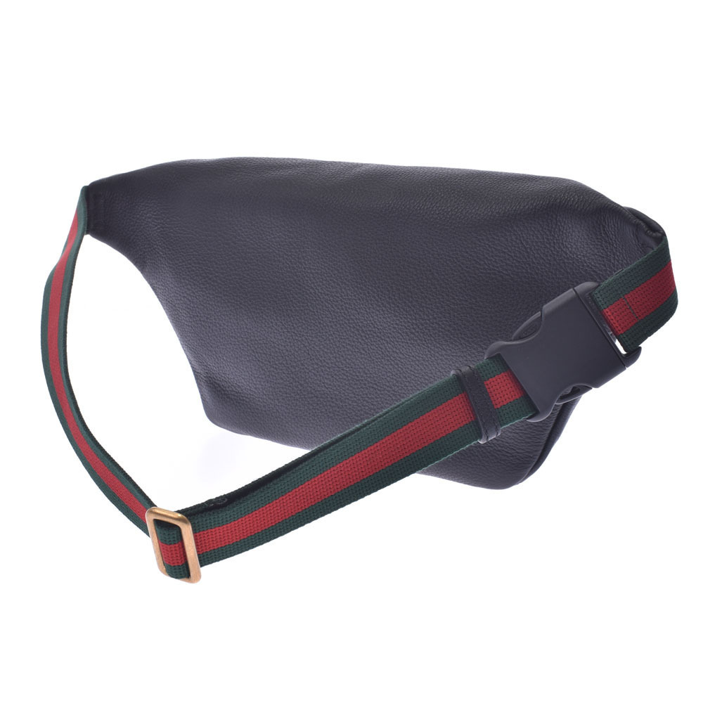 Gucci Belt Body Leather Black Bag